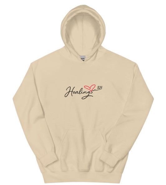 Healing Hearts (Black font) big red heart